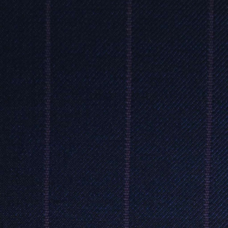 D605/1 Vercelli CX - Vải Suit 95% Wool - Xanh Dương Sọc